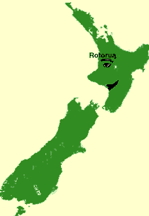 Map of New Zealand